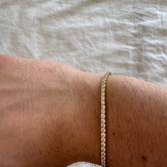 Gold Tennis Bracelet